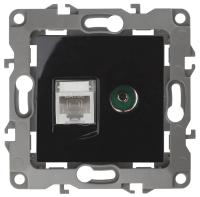 Розетка комбинированная RJ45+TV ЭРА 12 12-3110-06 Б0027446 Розетка комбинированная RJ45+TV ЭРА 12 12-3110-06 Б0027446