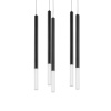 L5T747147 Люстра TUBO LED 25W 1400LM 360G ЧЕРНЫЙ 4000K