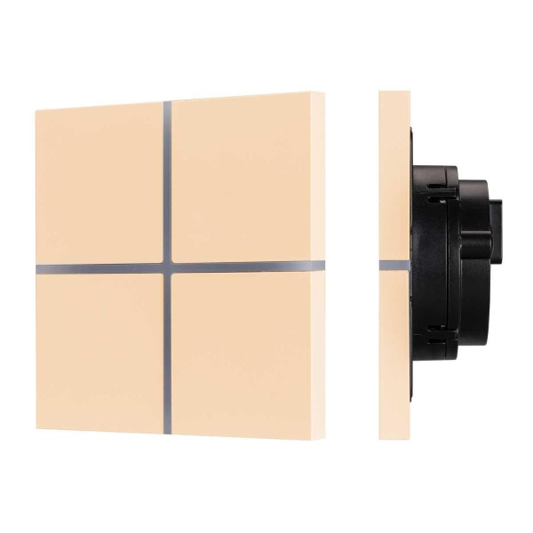 Панель управления Arlight KNX-304-13-IN Champagne 039670 Панель управления Arlight KNX-304-13-IN Champagne 039670