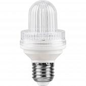 Лампа-строб светодиодная E27 2W 6400K Вздутая Матовая LB-377 25929