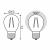 Лампа светодиодная филаментная E27 9W 4100К прозрачная 105802209