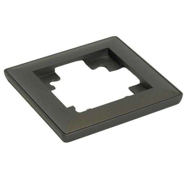 Рамка 1-постовая Stekker Катрин графит PFR00-7001-06 39807