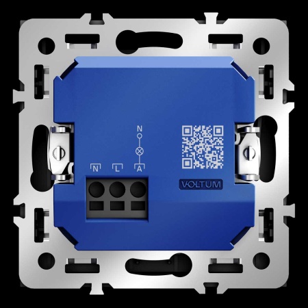 Выключатель встраиваемый S70 карточный 16А, (графит) Voltum VLS010707