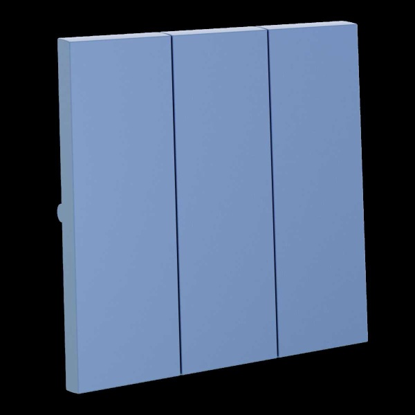 Клавиши для выключателя/переключателя трехклавишного, S70 (деним) Voltum VLS000515