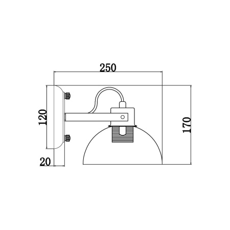 Бра Vele Luce Impetuoso VL1431W01
