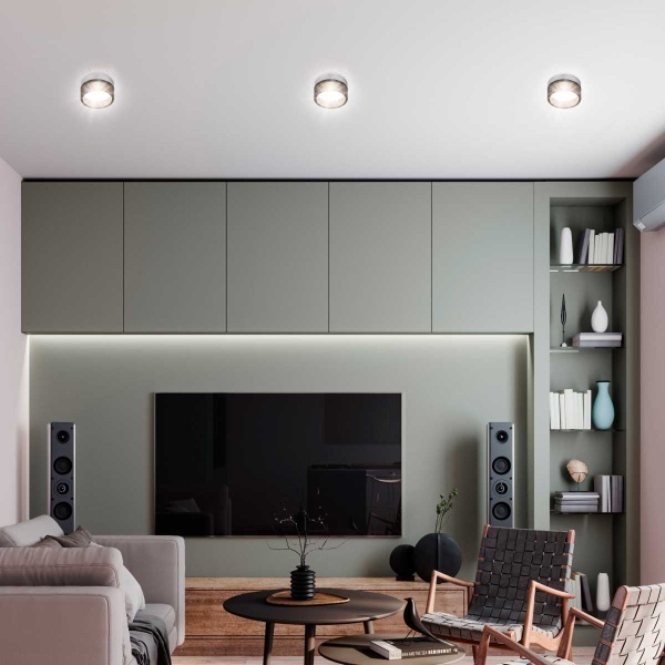 Светильник встраиваемый ЭРА DK97 CH/BK под лампу GX53 хром/черный Б0057462