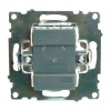Выключатель двухклавишный Stekker Катрин графит GLS10-7104-06 49411