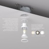 Встраиваемый светильник Denkirs Inviz DK2080-WH