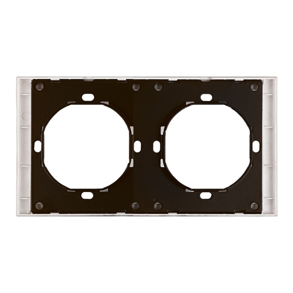 Рамка 2-местная, Stekker Мия, PFR00-3002-08, пудровый жемчуг 50487