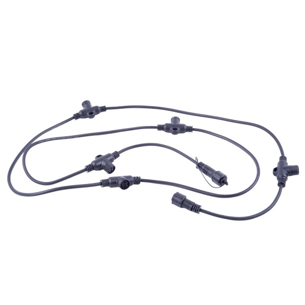 Провод-шина для гирлянд Uniel UCX-F90 T05/2M/BK UL-00013221