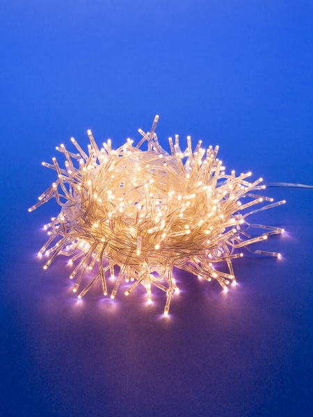 Светодиодная гирлянда Uniel 220V теплый белый ULD-S0600-400/DTA Warm White IP20 Firecracker UL-00005480