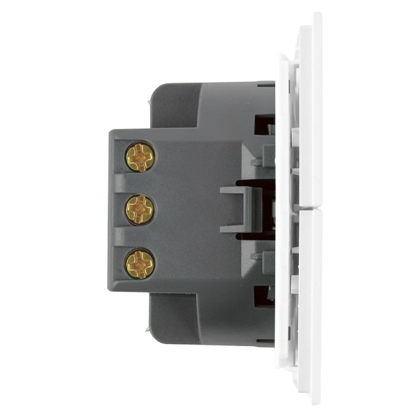 Переключатель 2-клавишный (механизм), Stekker, 250В, 10А Мия, RSW10-3107-01, белая магнолия 50434