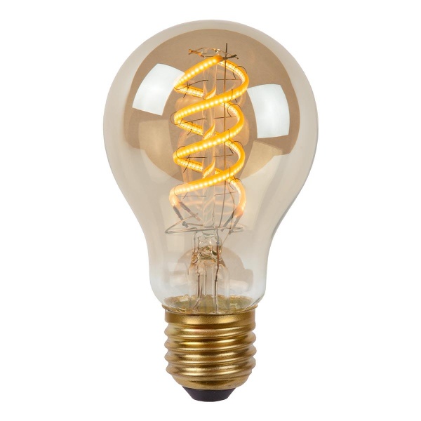 Лампа светодиодная диммируемая Lucide E27 5W 2200K дымчатая 49065/05/65