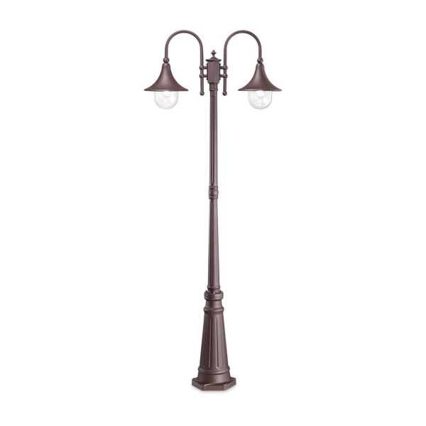 Садово-парковый светильник Ideal Lux Cima PT2 Coffee 246840