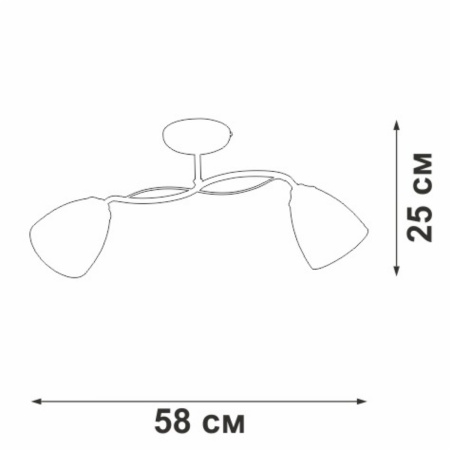 Потолочная люстра Vitaluce V3947-9/2PL
