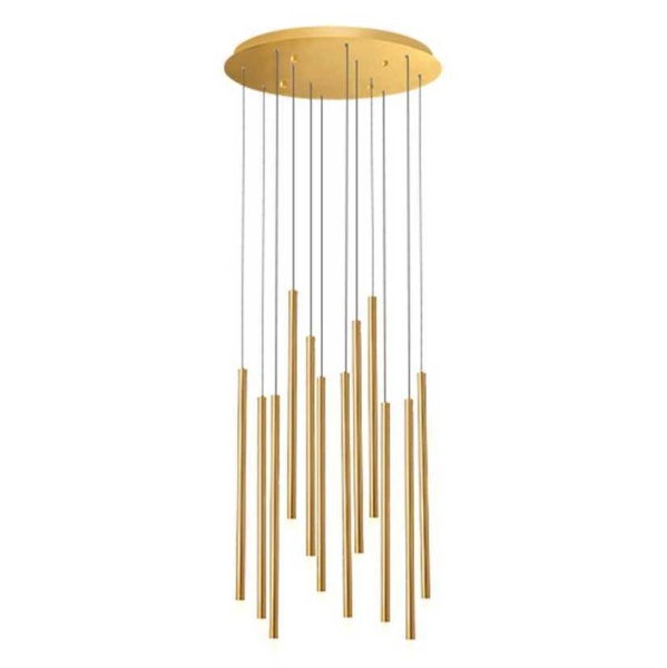 Подвесная светодиодная люстра Milosh Tendence Medelina 0853CL-26GD
