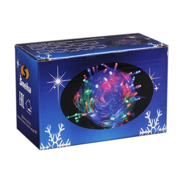 Cветодиодная гирлянда Sneha нить 230V белый статичный A-019 LED WT