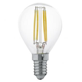 Лампа светодиодная филаментная E14 4W 2700К прозрачная 11499
