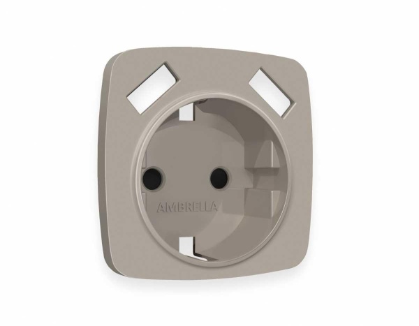 Лицевая панель розетки AMBRELLA VOLT OP3690