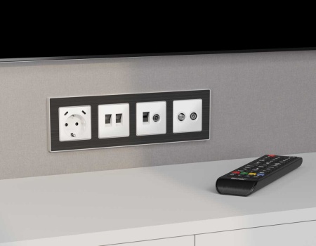 Лицевая панель AMBRELLA VOLT ALFA AP1325