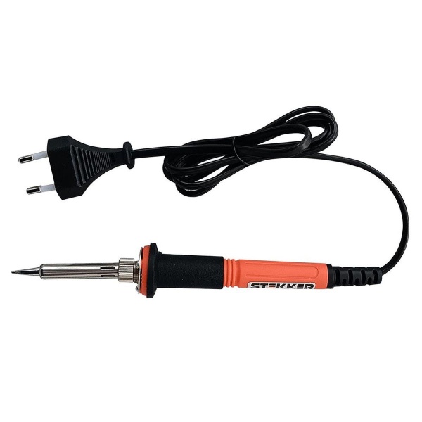 Паяльник универсальный 40W с керамич. сердечником, долговечное жало, 230В, Stekker PLE211-40 49990