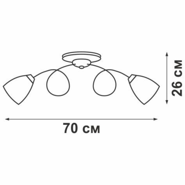 Потолочная люстра Vitaluce V3261/6PL