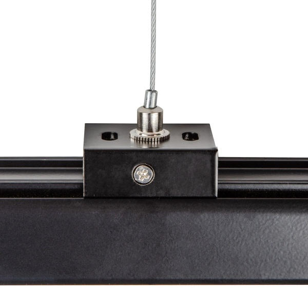 Набор для подвесного монтажа шинопроводов Uniel UFB-H41 Black 1 Polybag UL-00003666