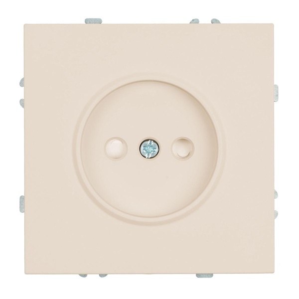 Розетка 1-местная с защитной шторкой (механизм), Stekker, б/з, 250В, 16А Эмили, RST16-5109-08, кашемир, soft touch 49902