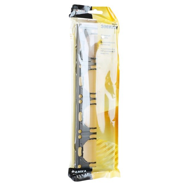 Рамка Stekker, PFR00-5004-09 4-местная Эмили, антрацит, soft touch 49939