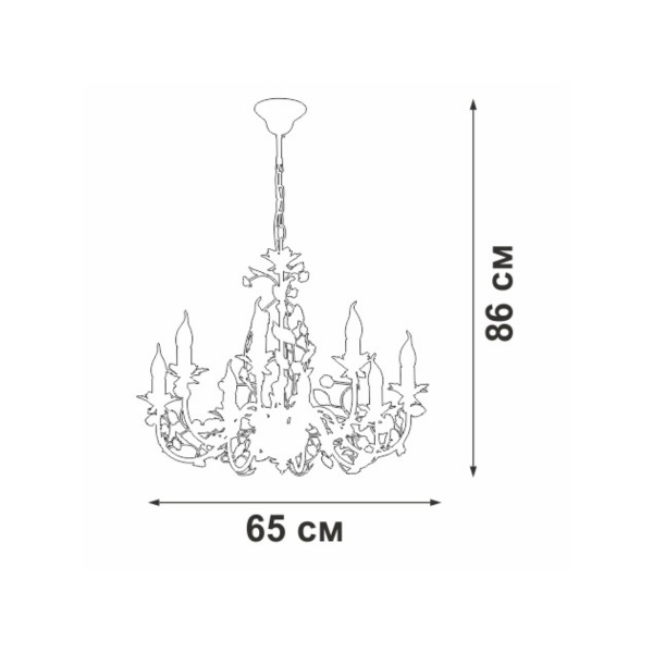 Подвесная люстра Vitaluce V1823-0/6