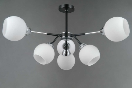 Люстра Illumico IL0715-6CSQ-24 BK CR LIBRA