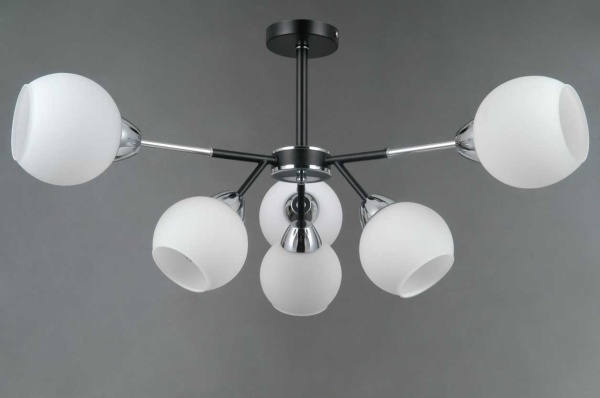 Люстра Illumico IL0715-6CSQ-24 BK CR LIBRA