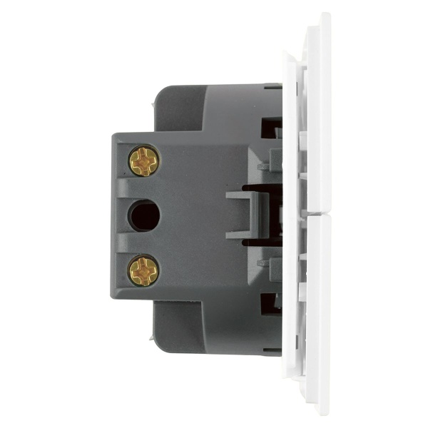 Выключатель 2-клавишный (механизм), Stekker, 250В, 10А Мия, RSW10-3104-01, белая магнолия 50429