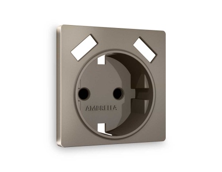 Лицевая панель розетки AMBRELLA VOLT AP6390