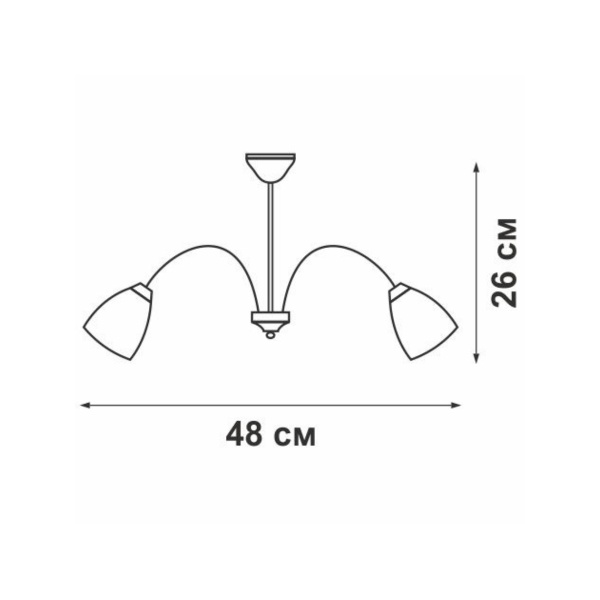 Потолочная люстра Vitaluce V1451/5PL Потолочная люстра Vitaluce V1451/5PL