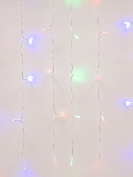 Уличная светодиодная гирлянда Uniel занавес 220V разноцветный ULD-C2030-240/SWK MULTI IP67 UL-00001364