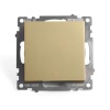 Выключатель одноклавишный Stekker Катрин золото GLS10-7103-08 49213