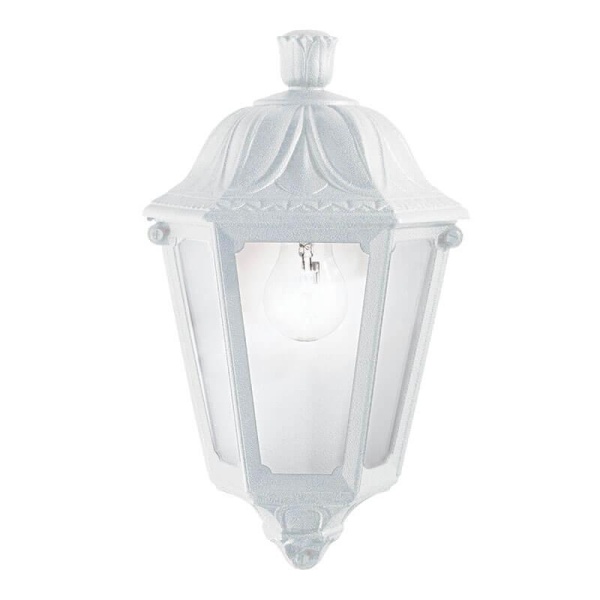 Уличный настенный светильник Ideal Lux Anna AP1 Small Bianco 120430