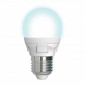 Лампа светодиодная диммируемая (UL-00004301) E27 7W 4000K матовая LED-G45 7W/4000K/E27/FR/DIM PLP01WH