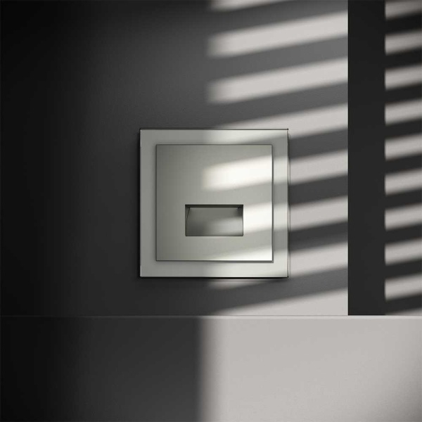 Подсветка светодиодная встраиваемая Voltum S70 с датчиком, (сталь) VLS070705