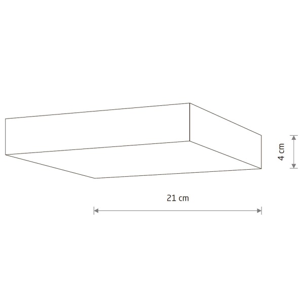 Потолочный cветильник Nowodvorski Lid Square Led White 10422