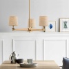 Подвесная люстра Imperium Loft Jorgenson D85 Beige/Dark Wood 102089-26