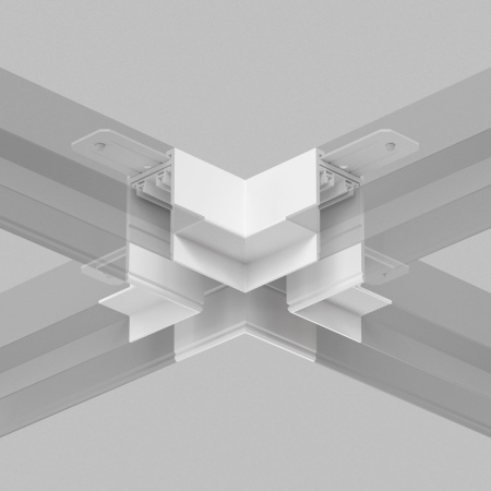 Коннектор X-образный Denkirs Smart Hide TR2114-WH