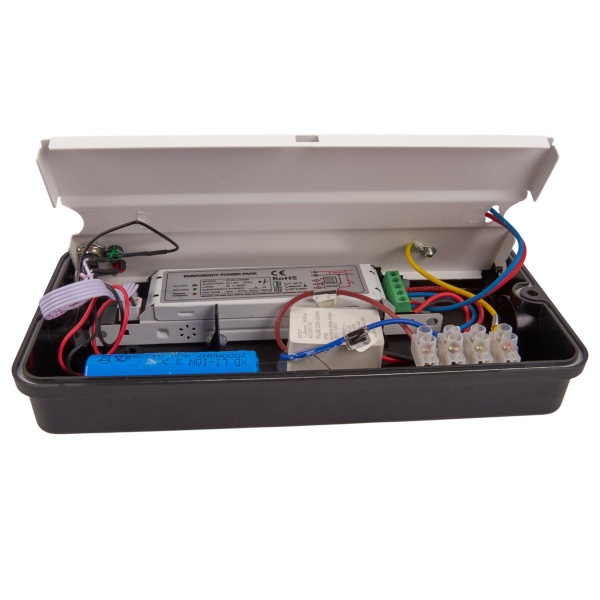 Светильник пылевлагозащищенный Uniel ULW-K25B 6W/4000K/EMG IP65 BLACK