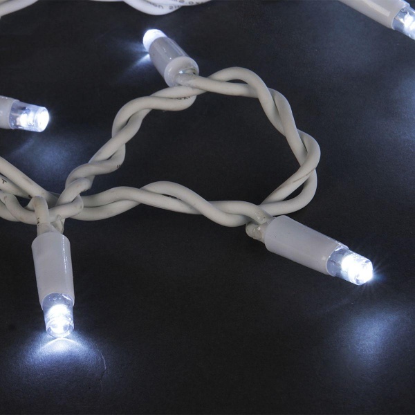 Cветодиодная гирлянда Sneha бахрома 230V теплый белый статичный A-057B WT