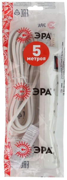 Удлинитель ЭРА 4гн 5м б/з U-4s-5m-2x1 Б0044054 Удлинитель ЭРА 4гн 5м б/з U-4s-5m-2x1 Б0044054
