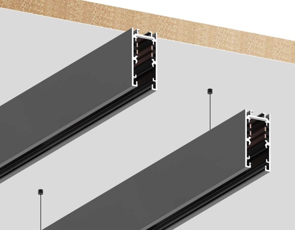 Шинопровод 1м накладной/подвесной Ambrella Light TRACK SYSTEM GL1912