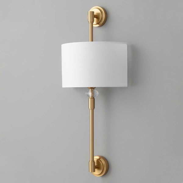 Бра Crystal Lux VINTAGE AP2 BRASS