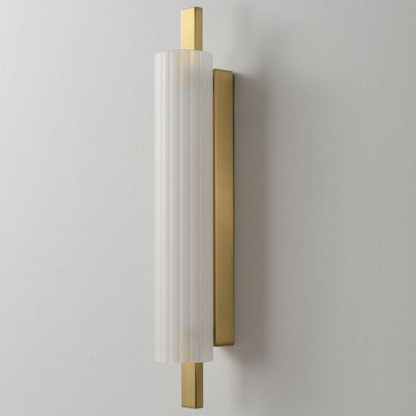 Настенный светодиодный светильник Crystal Lux Tunnel AP10 Led Brass