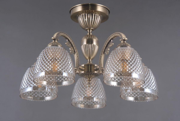 Потолочная люстра Elvan LU-39678/5-E27-BrCl